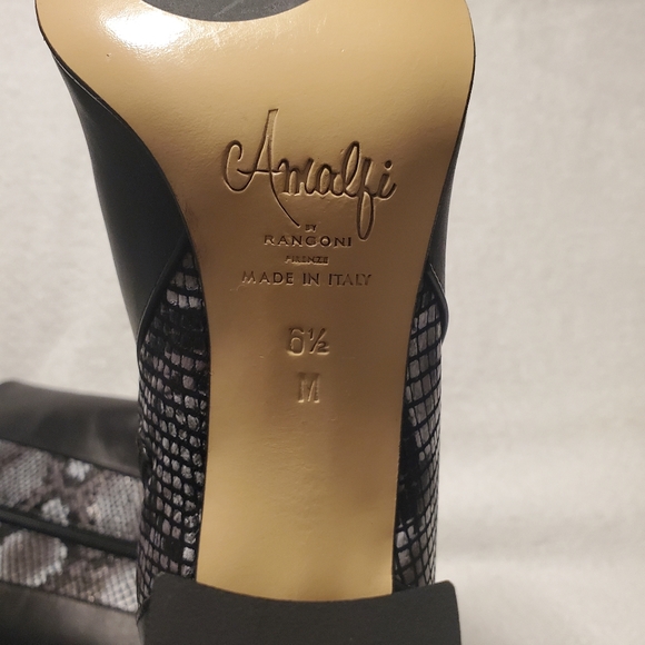 AMALFI RANGONI Istria Tall Boot Black Chantal - Picture 6 of 8